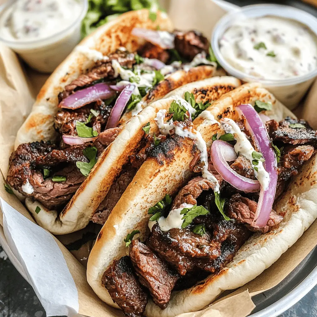 Easy Beef Gyros Recipe with Seasoned Meat