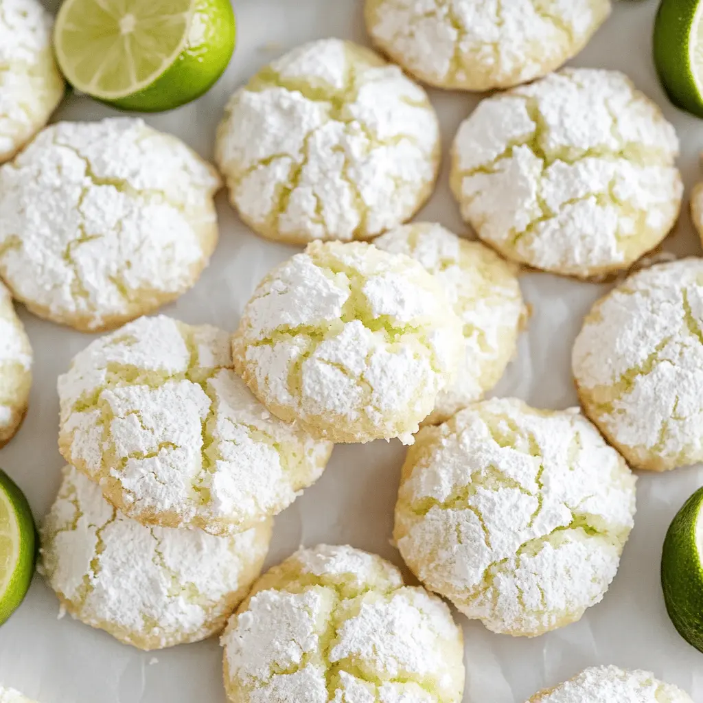 These Coconut Key Lime Crinkle Cookies are a tropical twist on a classic treat! Bursting with zesty key lime flavor and a hint of coconut, these cookies are soft, chewy, and perfect for summer gatherings or sweet snacks. Save this recipe to impress your friends and family at your next party or to simply enjoy with a cup of tea. You won’t want to miss out on these delightful bites!