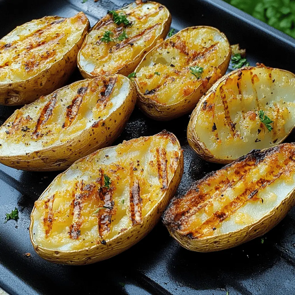 Get ready to enjoy perfectly grilled baked potatoes! These fluffy potatoes are cooked to crispy perfection on the grill, infused with smoky flavors that elevate any meal. They're incredibly easy to make and the ideal side dish for BBQs, picnics, or family dinners. Save this recipe and impress your friends and family with your grilling skills!