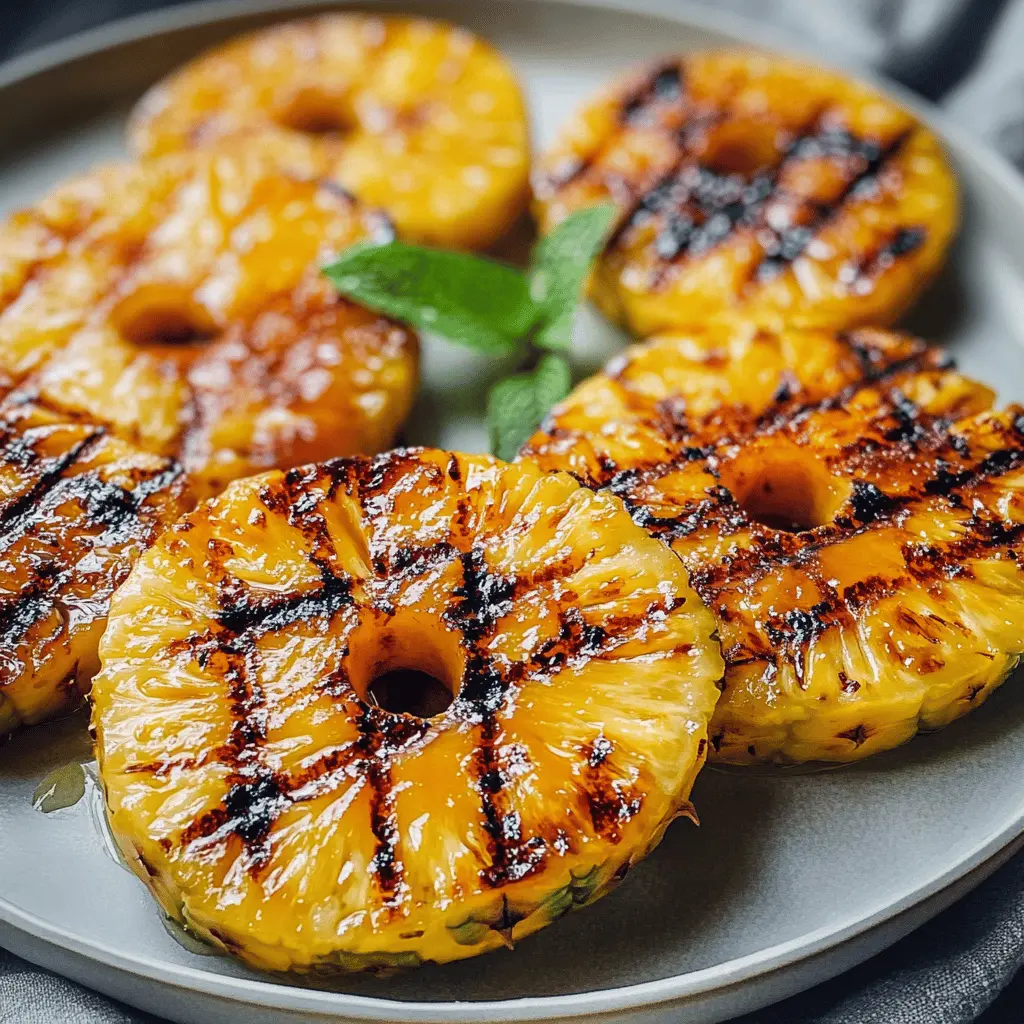 Sweeten up your summer BBQ with this Honey Glazed Grilled Pineapple recipe! This delightful treat features juicy pineapple slices caramelized to perfection and drizzled with honey. Ideal as a side dish or dessert, it’s perfect for your outdoor gatherings and will surely impress your guests. Save this recipe for your next get-together! 🍍✨