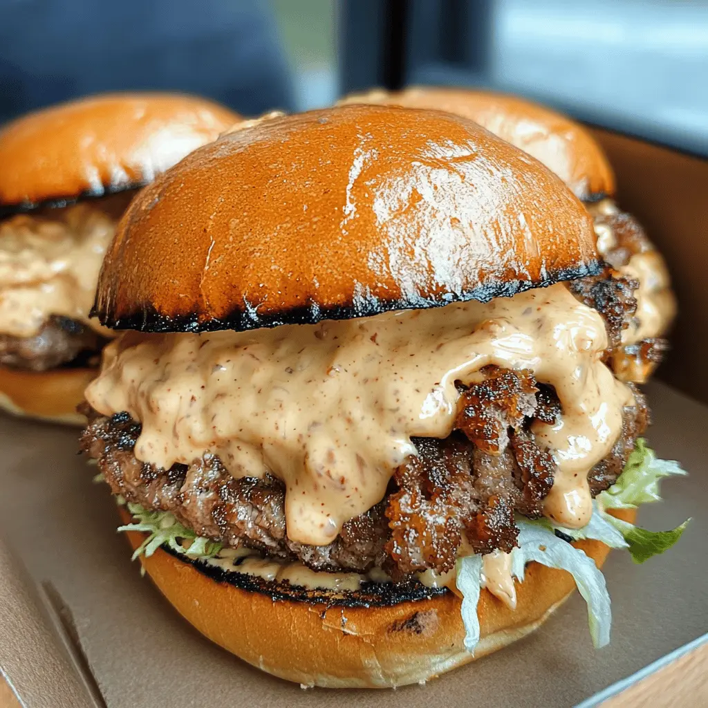 Get ready for a flavor explosion with these smash burgers topped with a creamy baconnaise sauce! Juicy patties are perfectly seared for that crispy edge, while the baconnaise adds a delicious twist that bacon lovers will crave. Perfect for backyard barbecues or a quick weeknight dinner! Save this recipe now for a meal that everyone will enjoy!