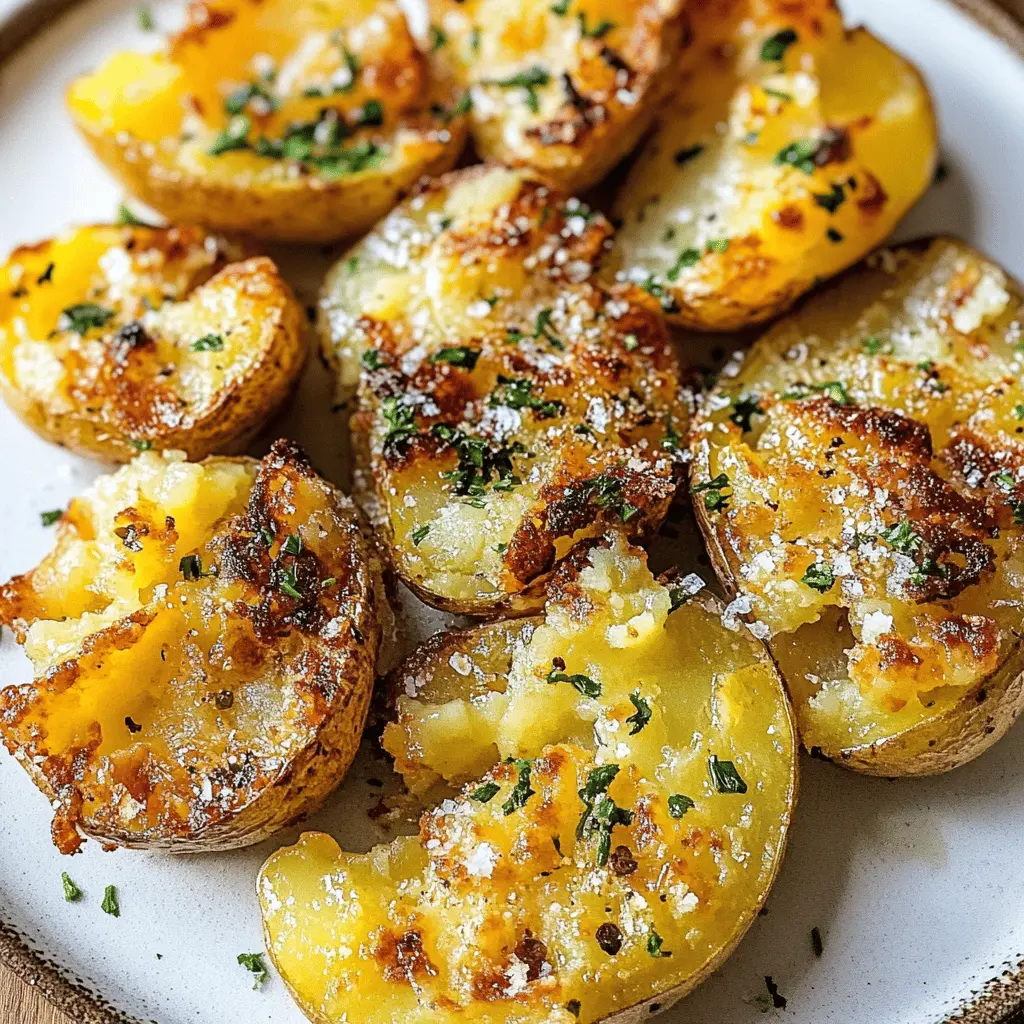 Crispy on the outside and fluffy on the inside, these smashed potatoes are the perfect side dish for any meal! With just a sprinkle of seasoning and a drizzle of olive oil, you’ll love their simple yet delicious flavor. Save this recipe to impress your guests at your next gathering or family dinner!