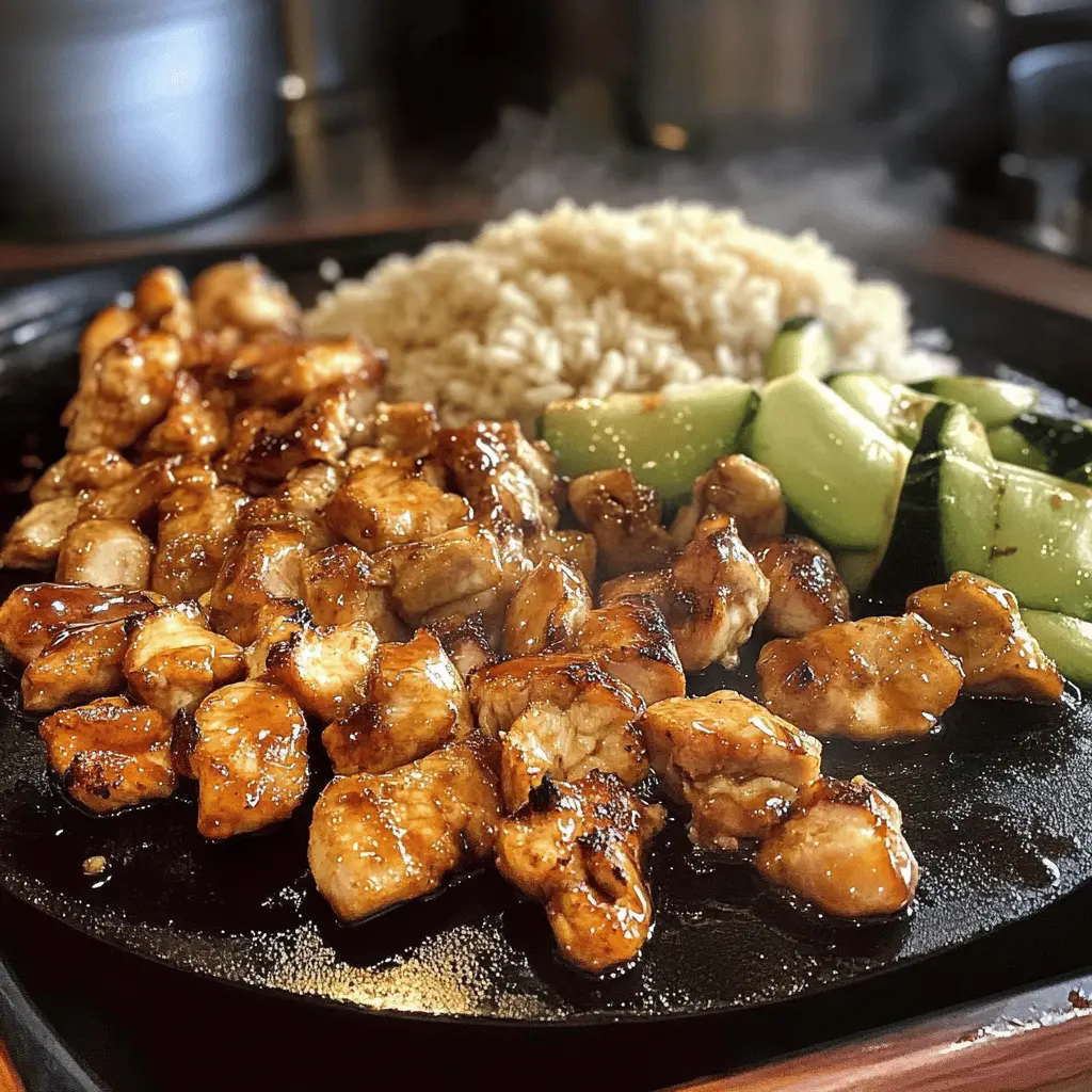 Easy Blackstone Hibachi Chicken on the Griddle