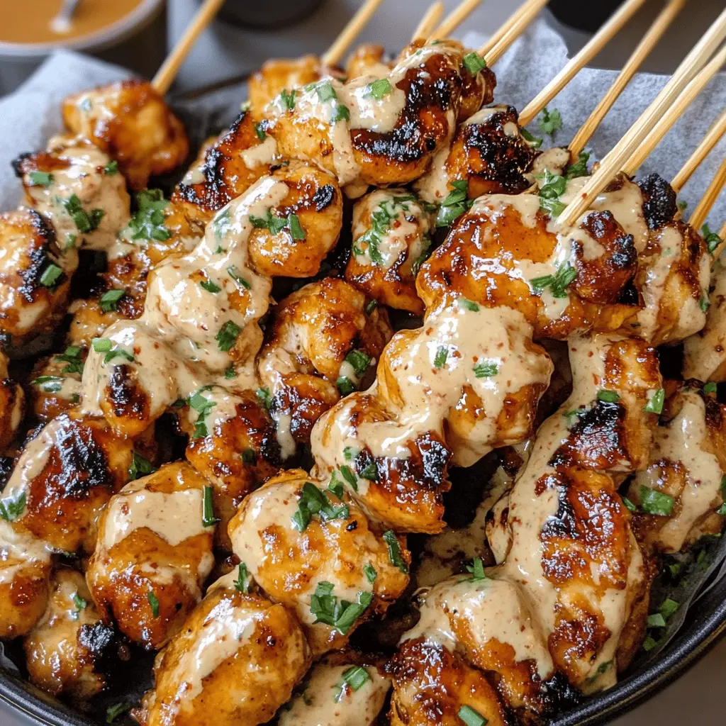 Easy Bang Bang Chicken Skewers Recipe