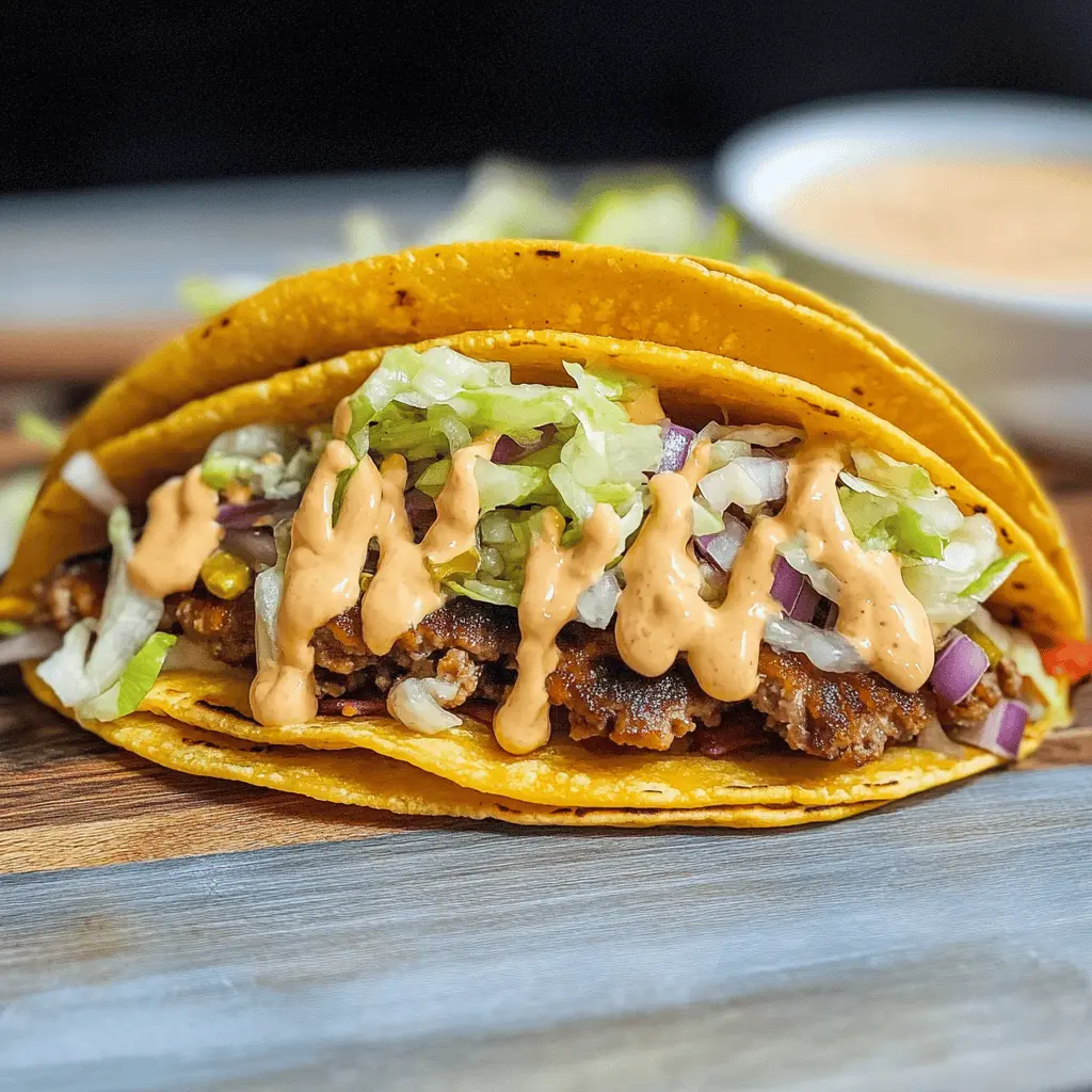 Easy Smash Burger Tacos Recipe for Quick Weeknight Meals