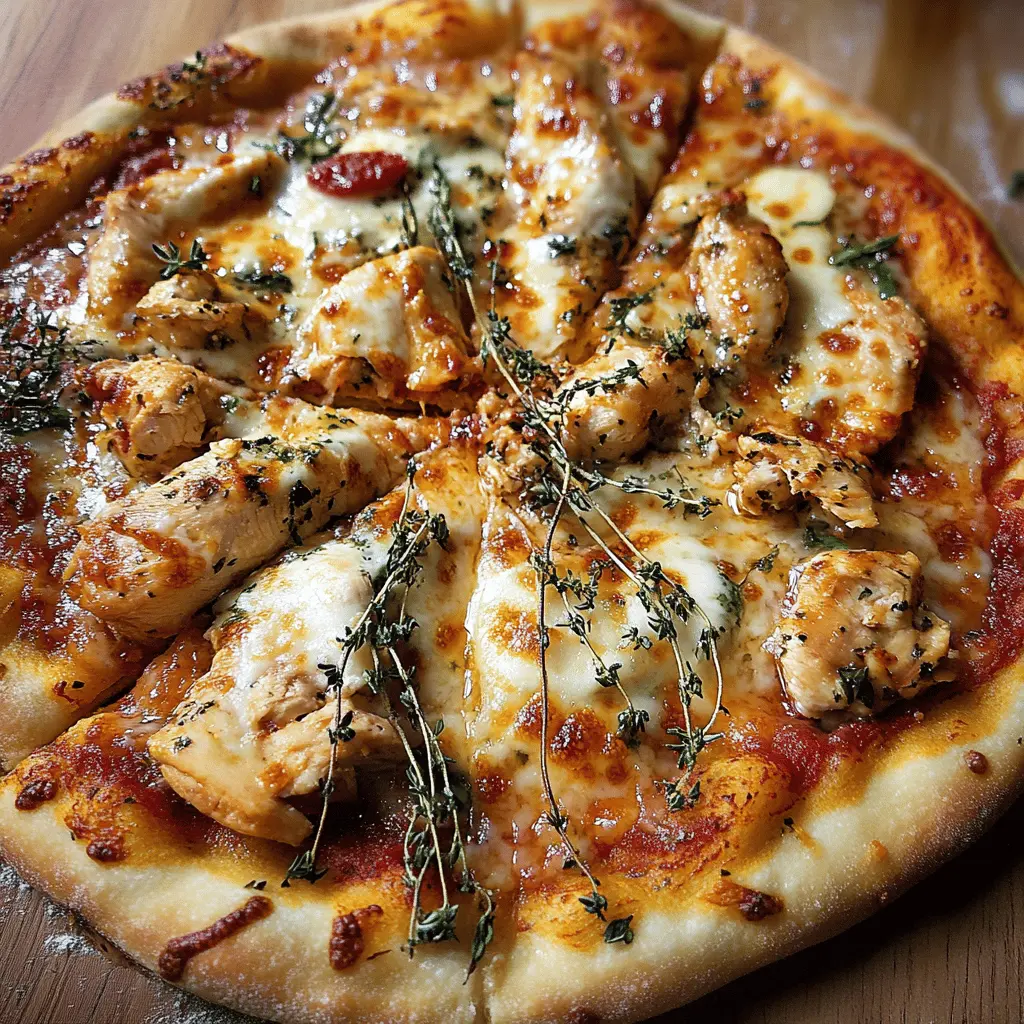 Easy Chicken Alla Vodka Pizza Recipe