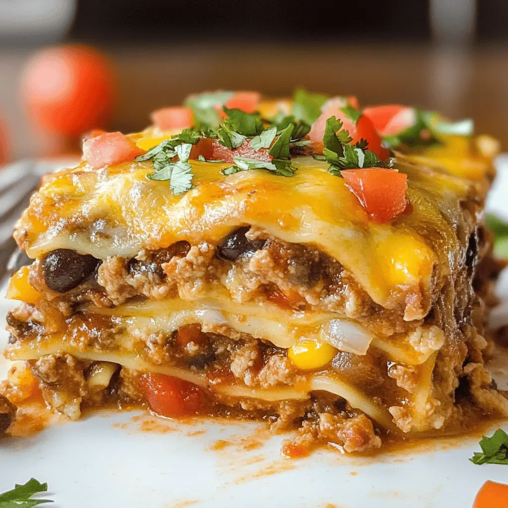 Easy Cheesy Mexican Lasagna Recipe