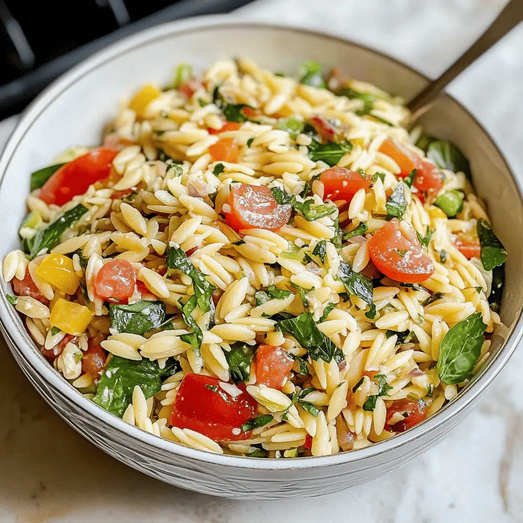 Easy Orzo Salad Recipe for Quick Meals