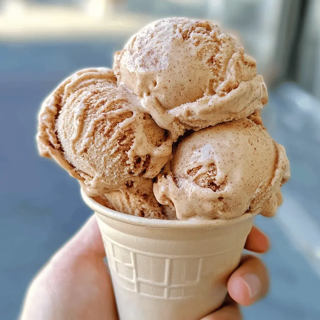 Easy Brown Sugar Cinnamon Ice Cream Recipe