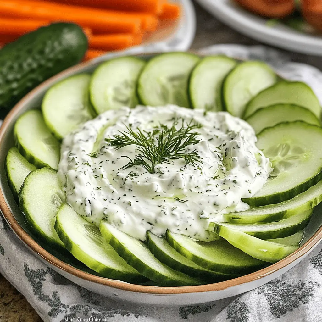Easy Keto Cucumber Dip Recipe for Summer Snacks
