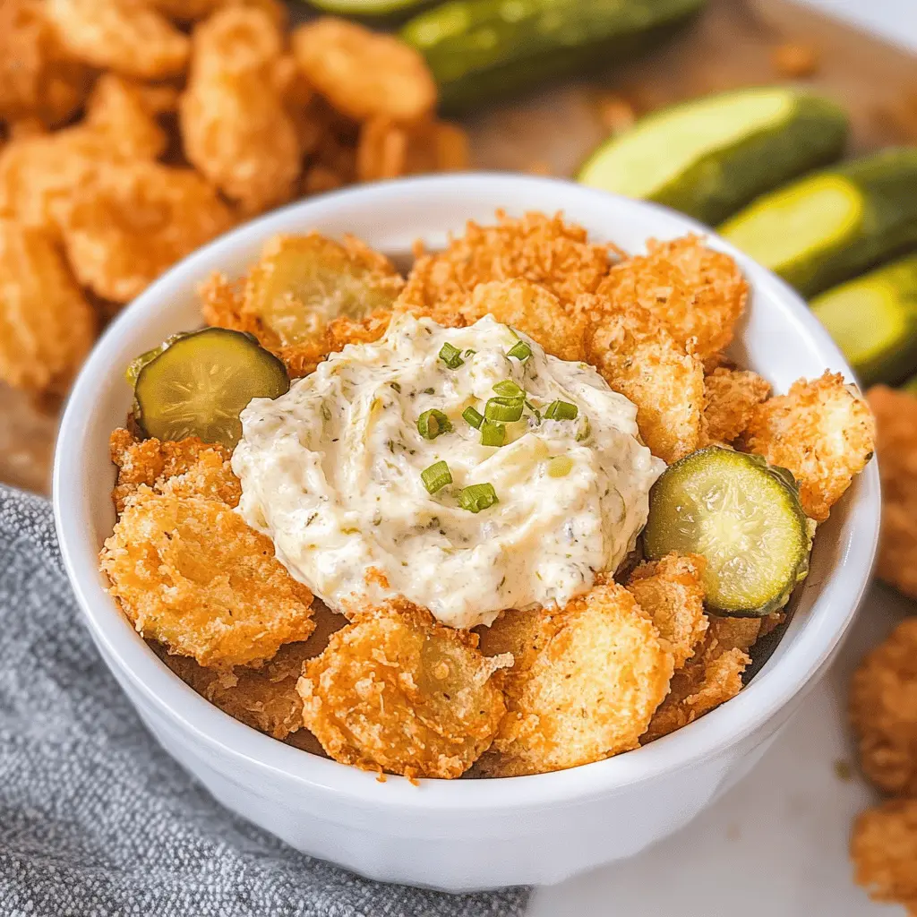 Easy Homemade Fried Pickle Dip Recipe