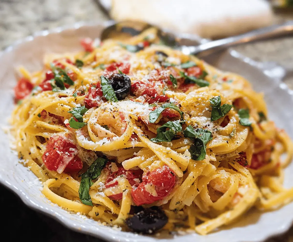 Easy Mediterranean One-Pot Pasta Recipe