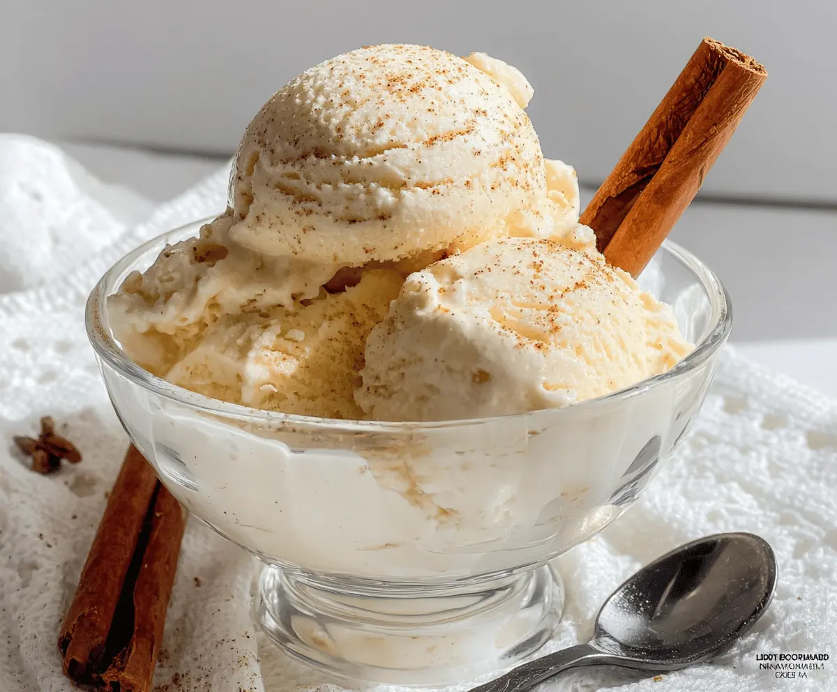 Easy Homemade Eggnog Ice Cream Recipe