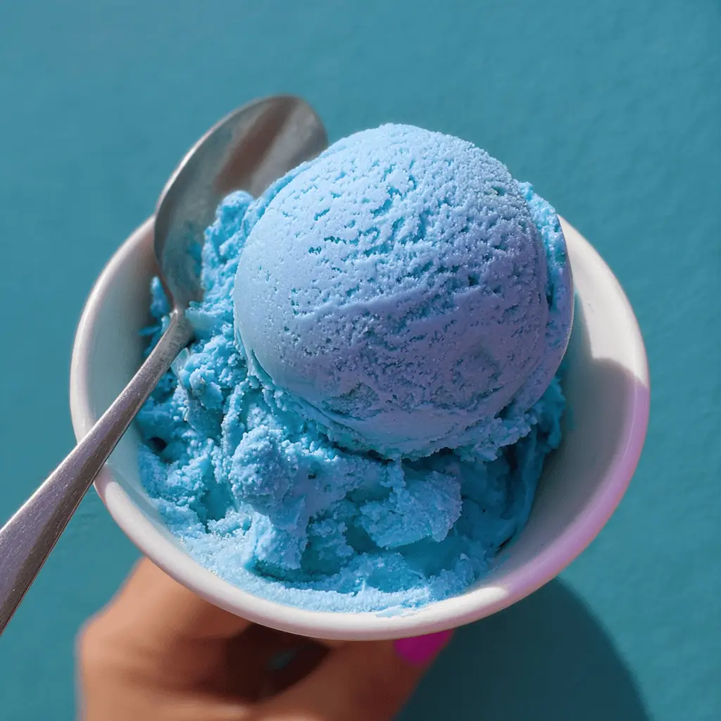 Easy Homemade Blue Moon Ice Cream Recipe
