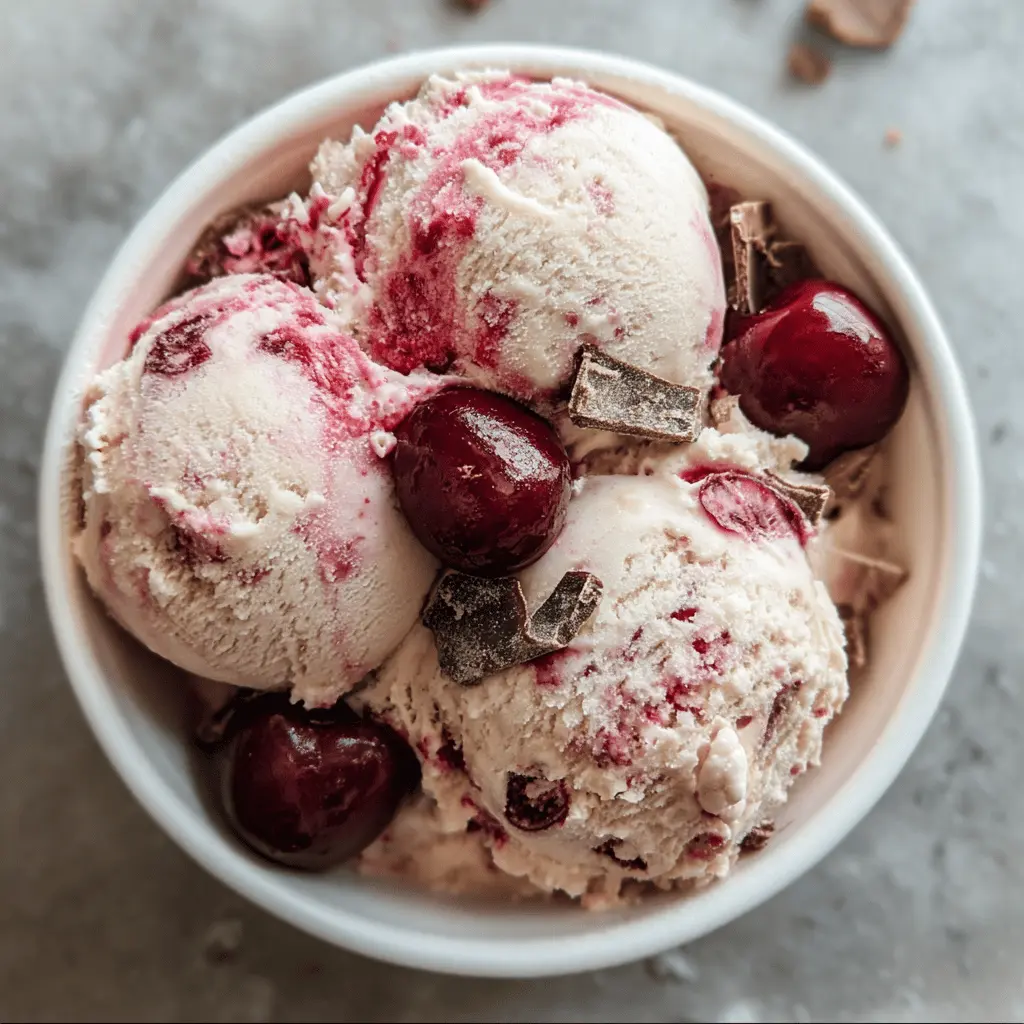 Easy Homemade Cherry Garcia Ice Cream Recipe