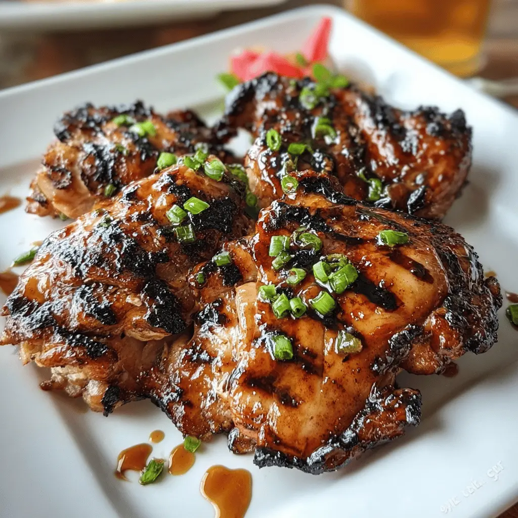 Easy Grilled Hawaiian Teriyaki Chicken