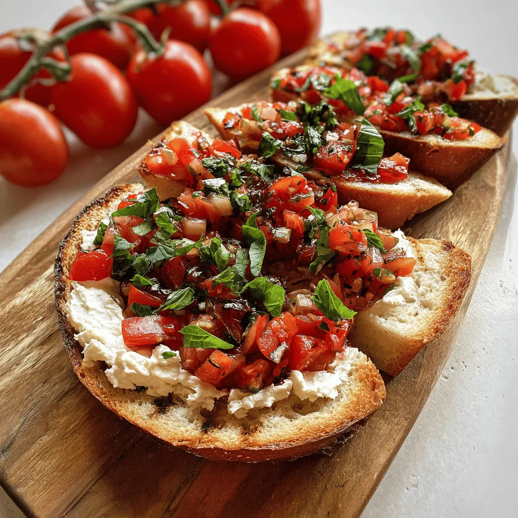 Easy Bruschetta Dip Recipe for Parties