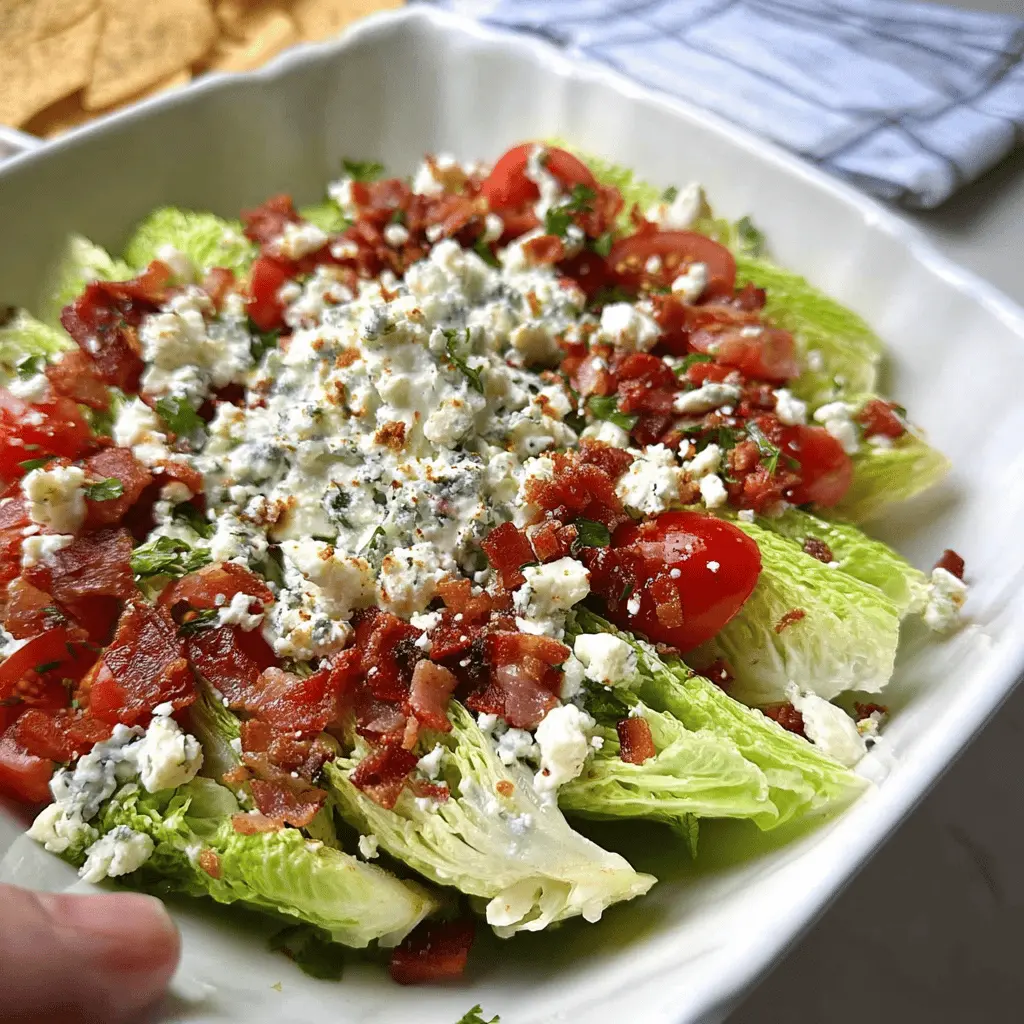 Easy Creamy Wedge Salad Dip Recipe