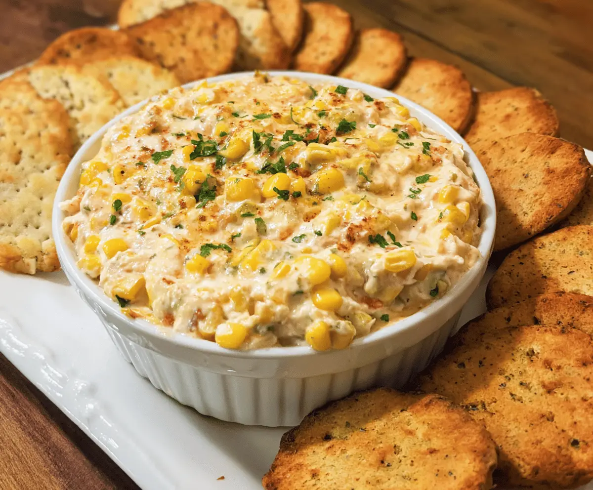 Easy Cream Cheese Corn Dip Recipe