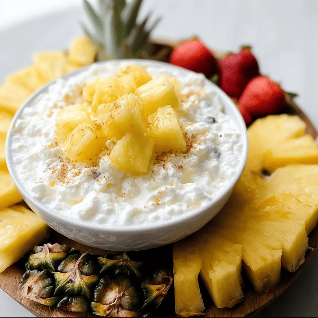 Easy Piña Colada Fruit Dip Recipe