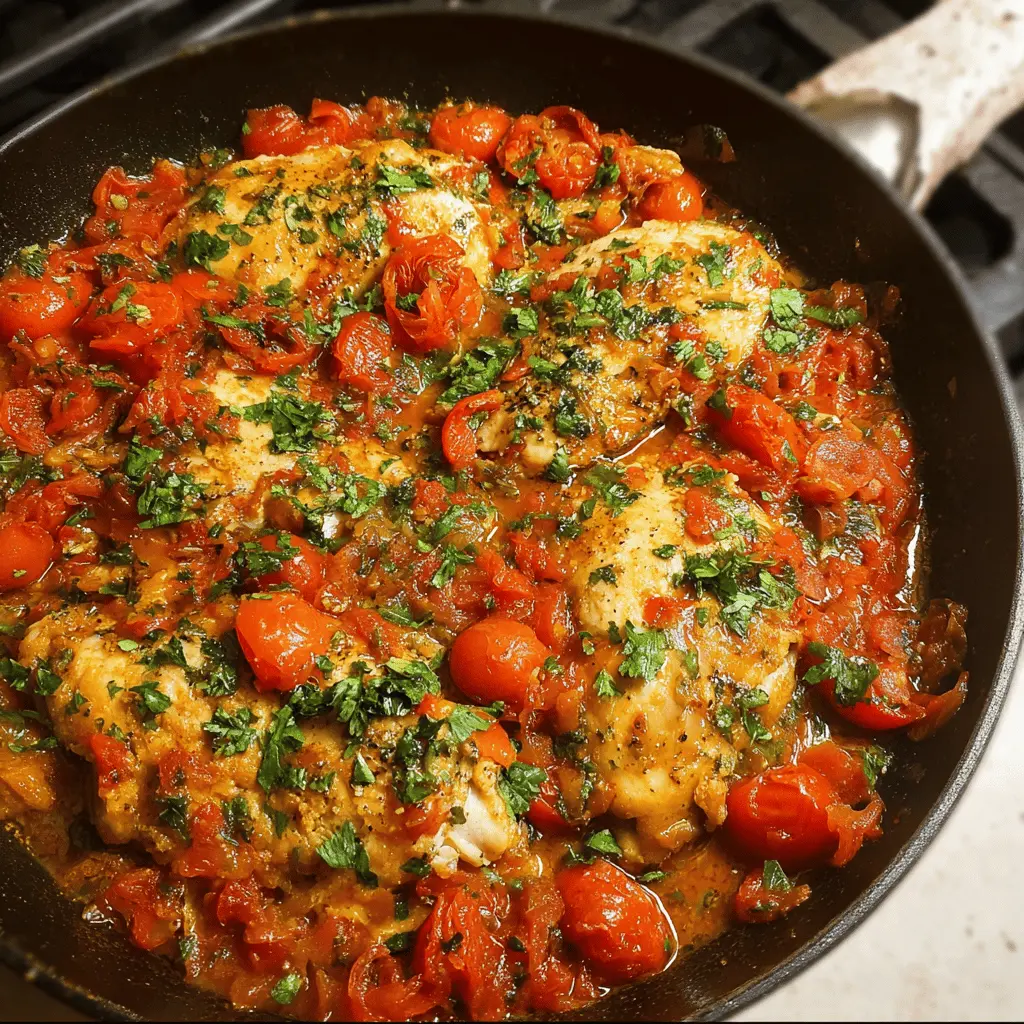 Healthy Chicken Pomodoro Skillet Recipe