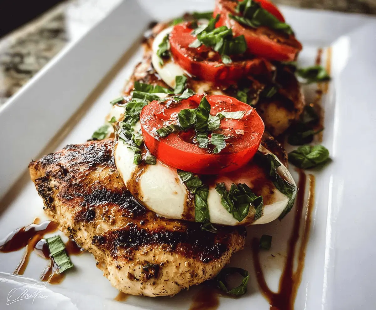 Easy Grilled Chicken Caprese Recipe