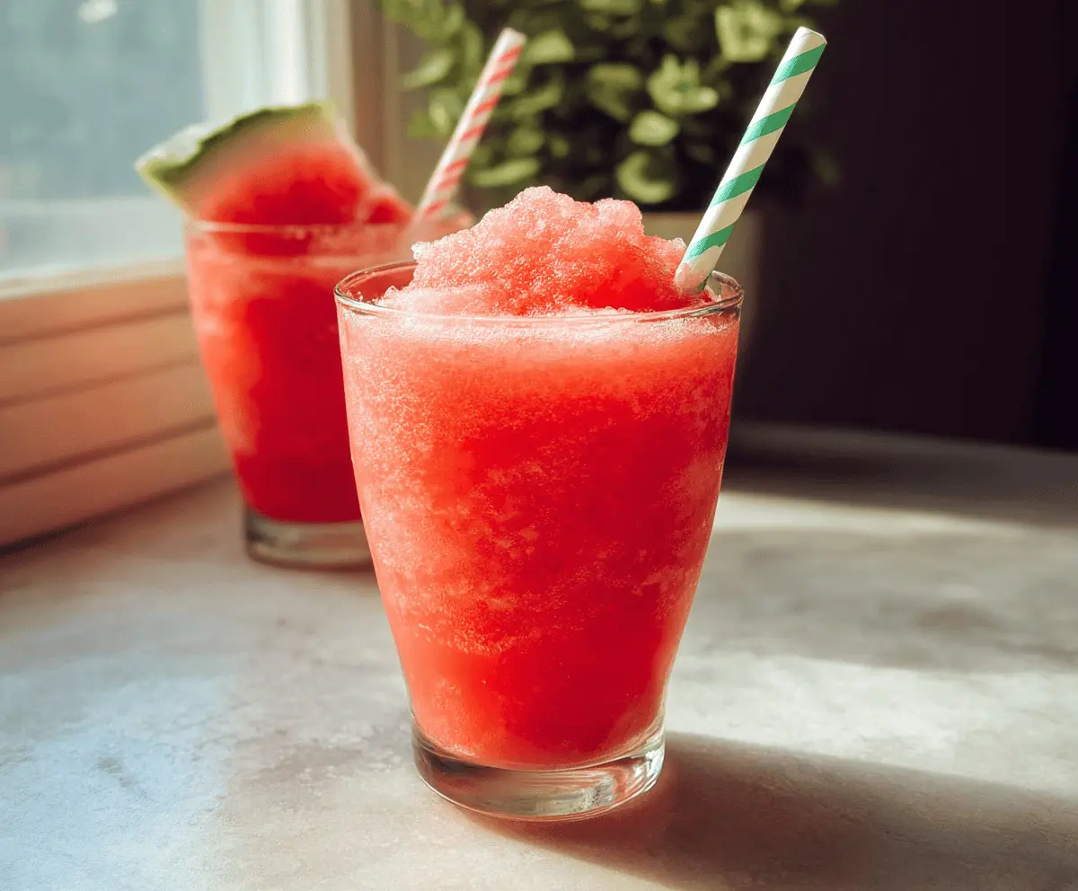Easy Refreshing Watermelon Slush Recipe