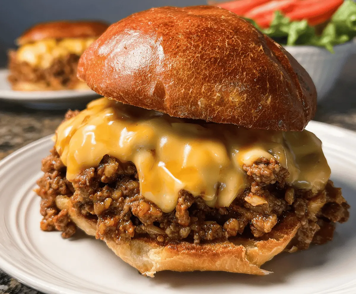 Easy Cheesy Beer Cheese Sloppy Joes Recipe