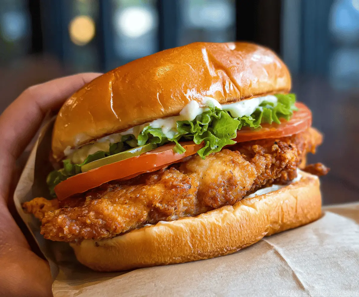 Easy Crispy Chicken Sandwich Recipe