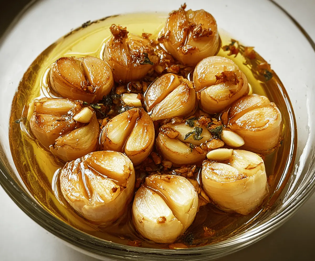 Easy Garlic Confit Recipe for Cooking and Flavor