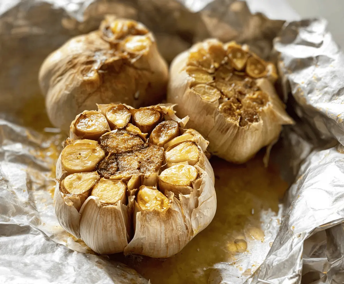 Easy Roasted Garlic Without Foil Method