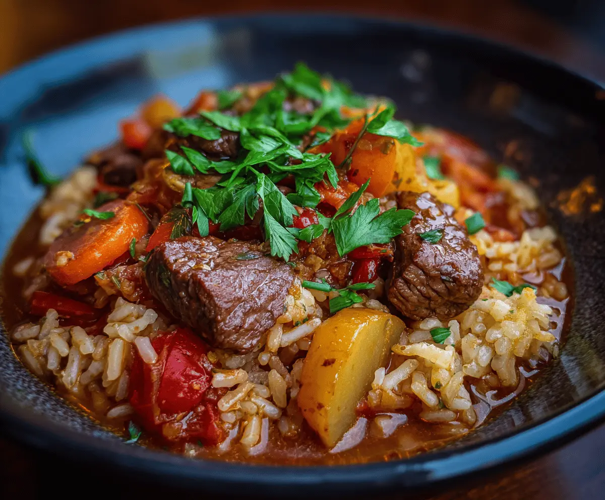 Beef Rice Stew