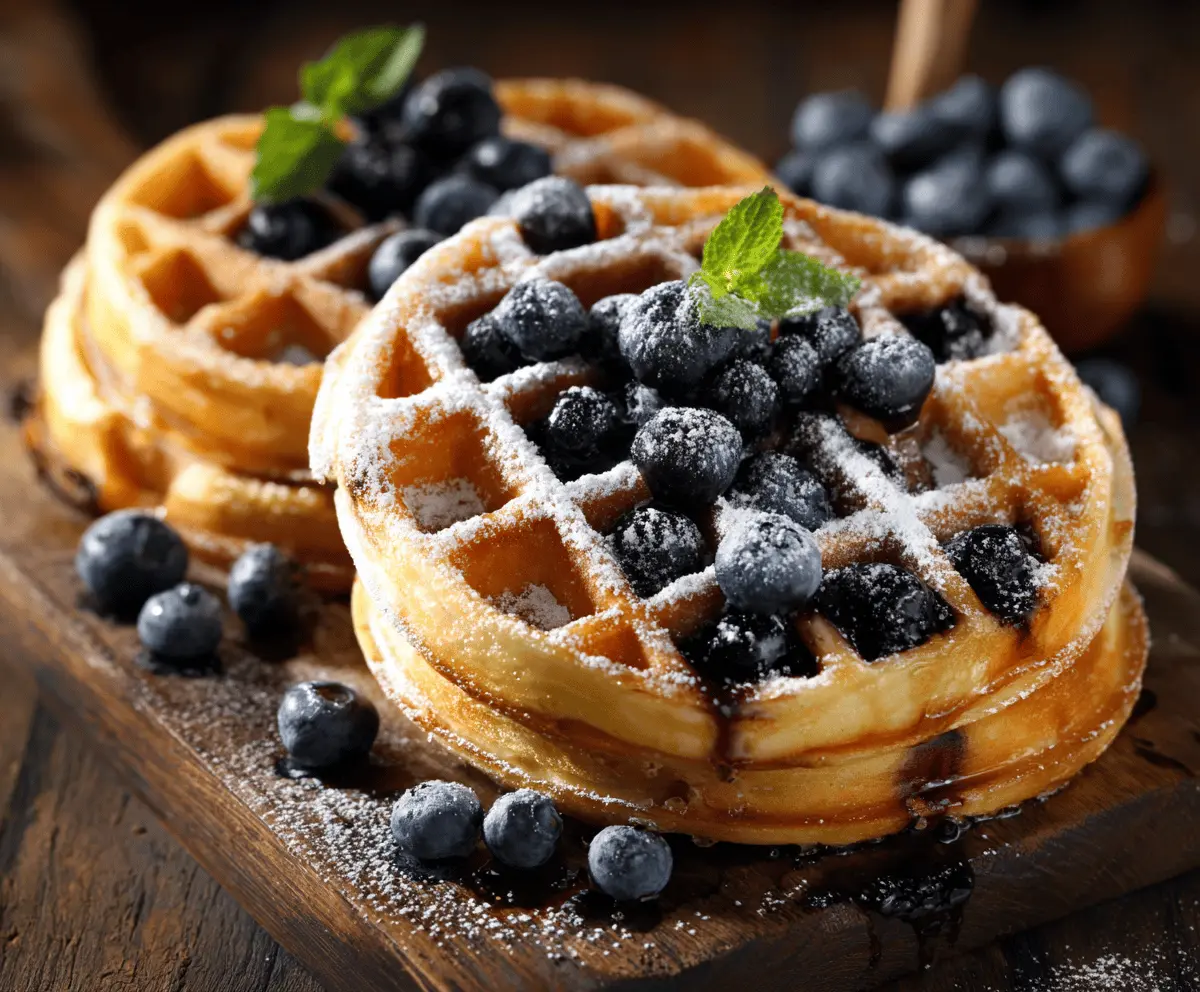 Blueberry Waffles