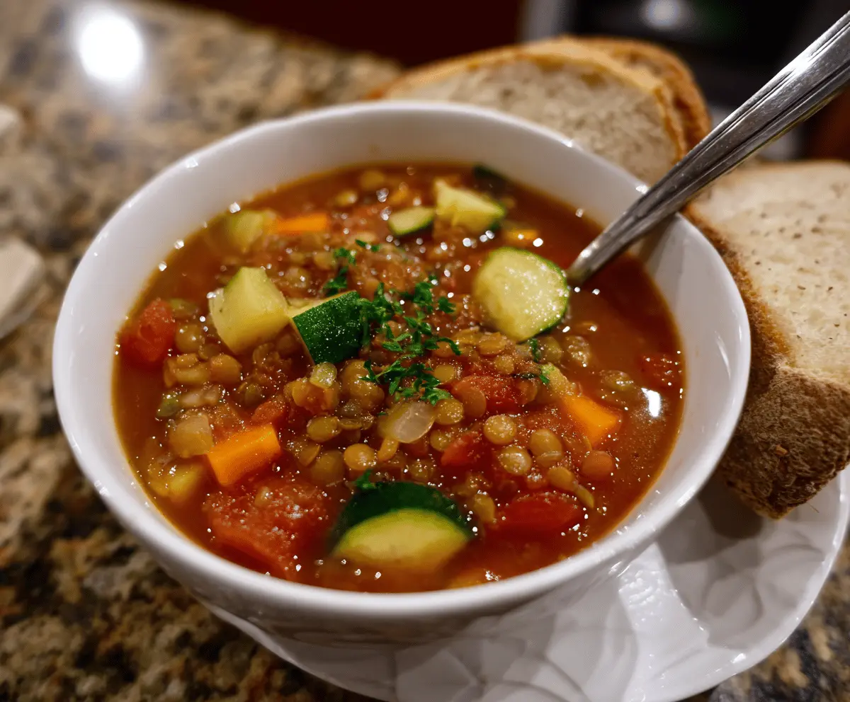 Vegetable Lentil Soup