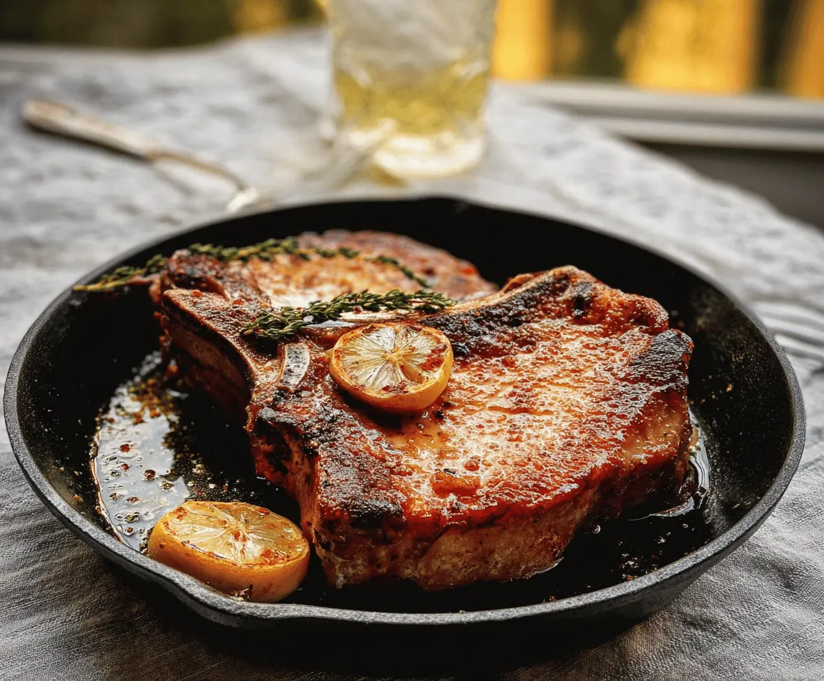 Easy Pork Chop Brine for Juicy, Tender Meat