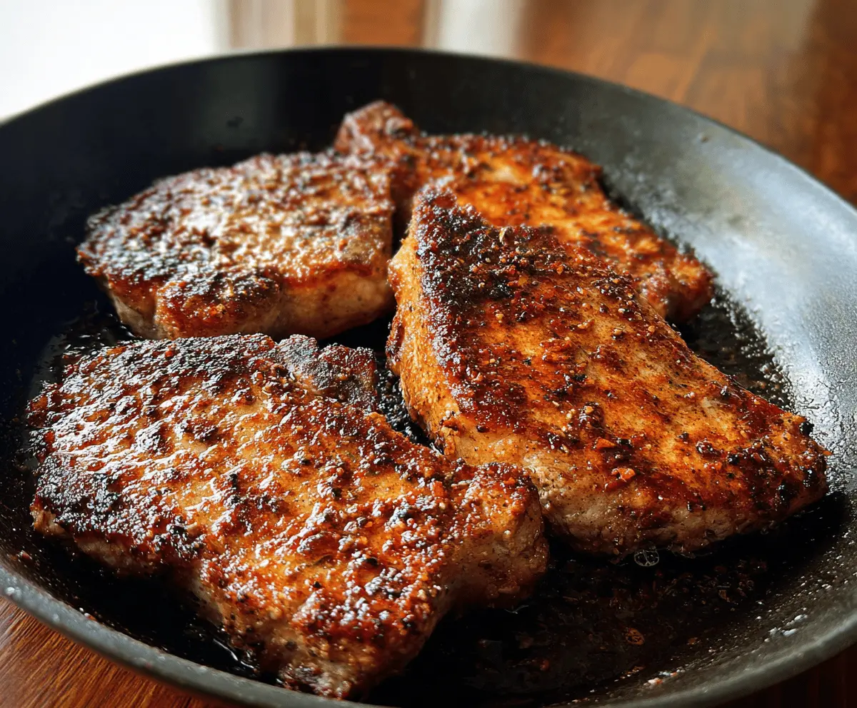 Easy Juicy Boneless Pork Chops Recipe