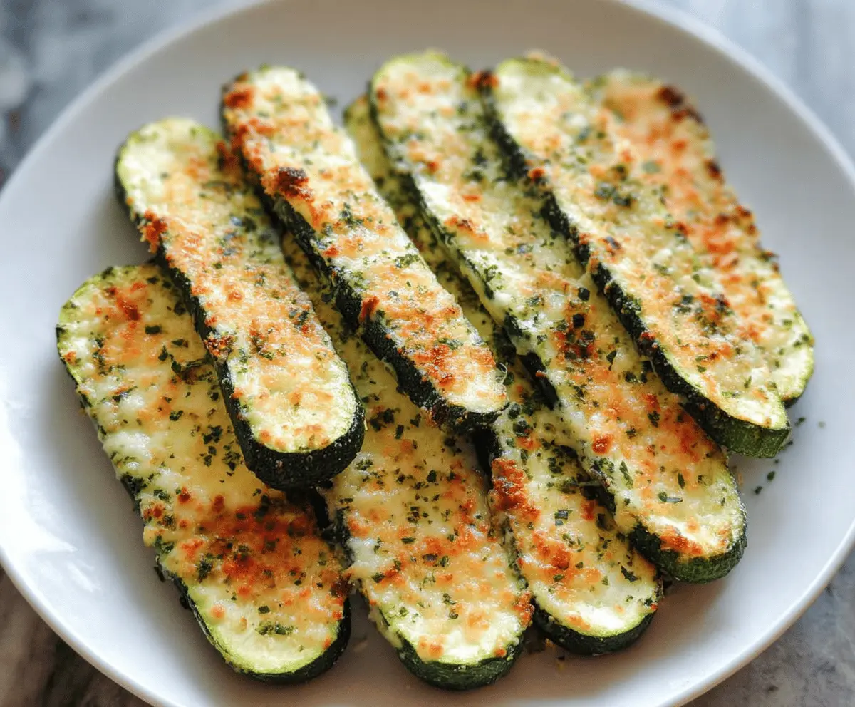Easy Baked Parmesan Zucchini Recipe