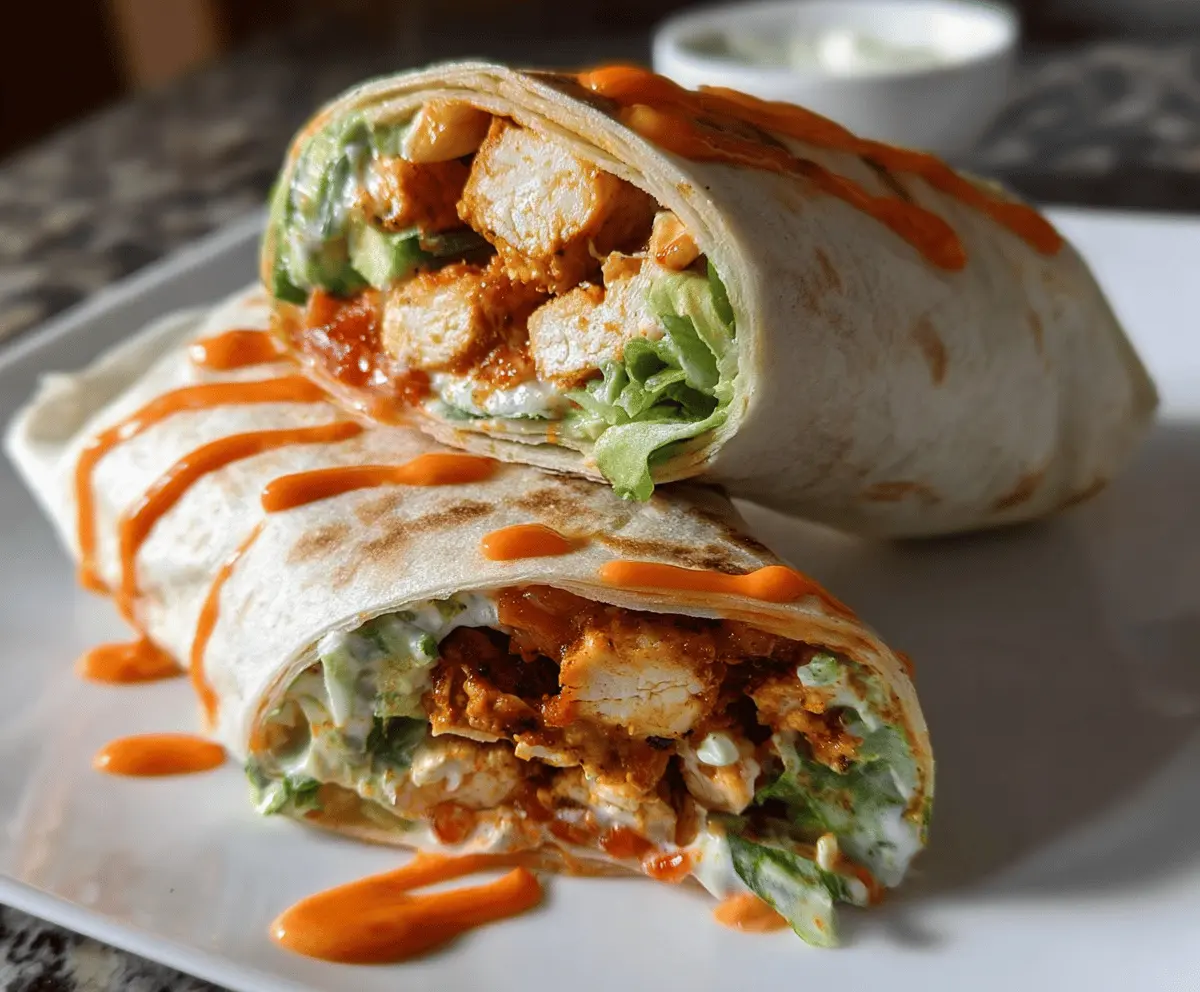 Easy Spicy Buffalo Tofu Wrap Recipe