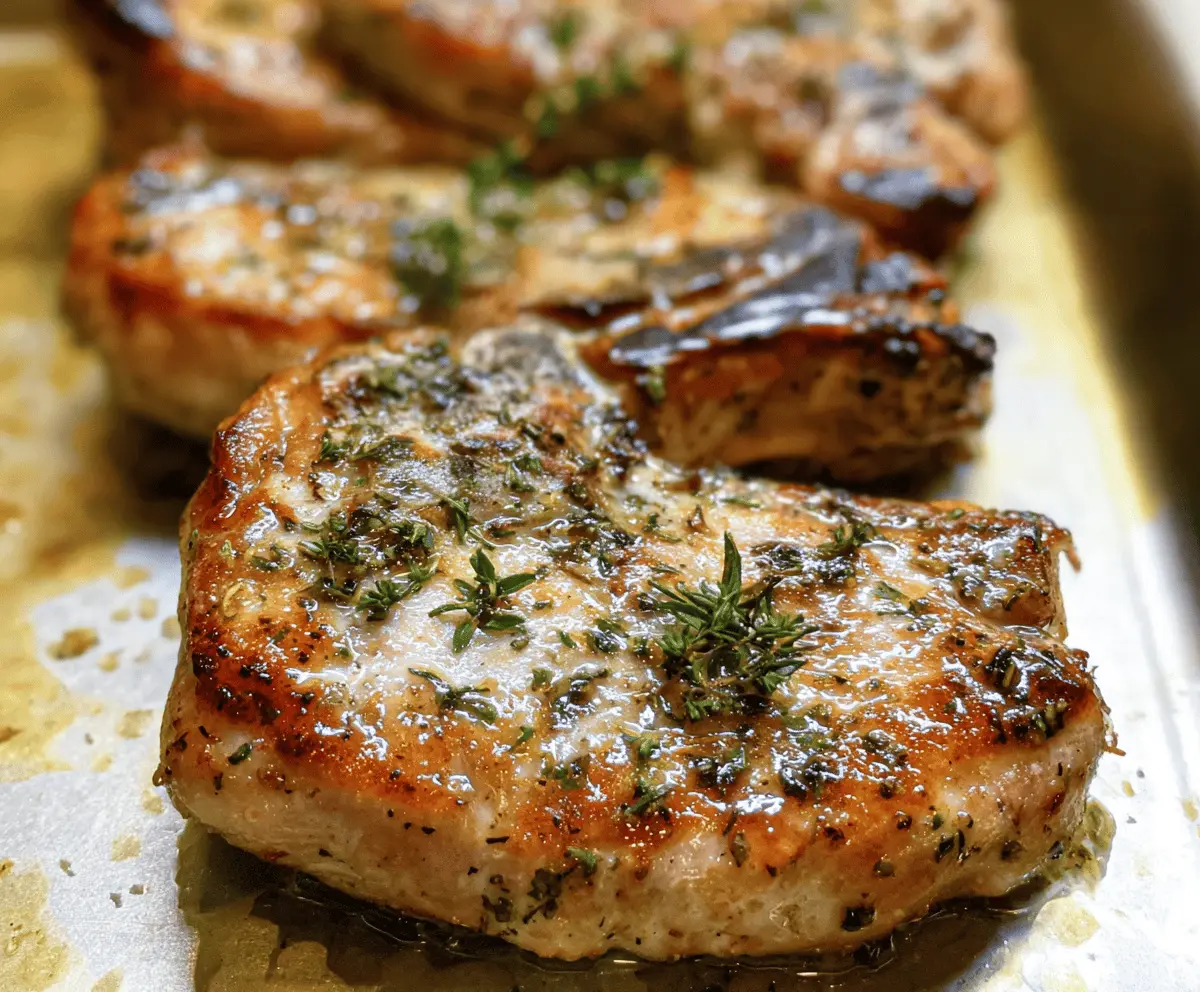 Easy Baked Ranch Pork Chops Recipe