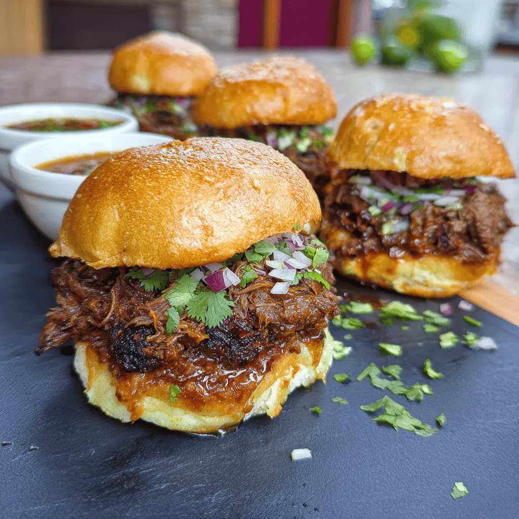 Smoked Beef Birria Burgers Recipe