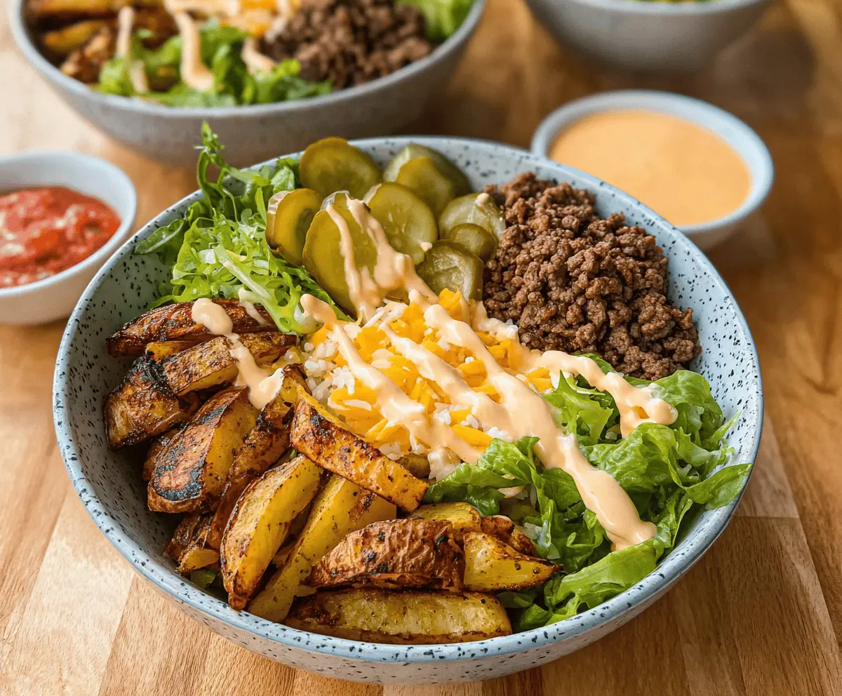 Healthy Burger Bowls Recipe for Quick Meals