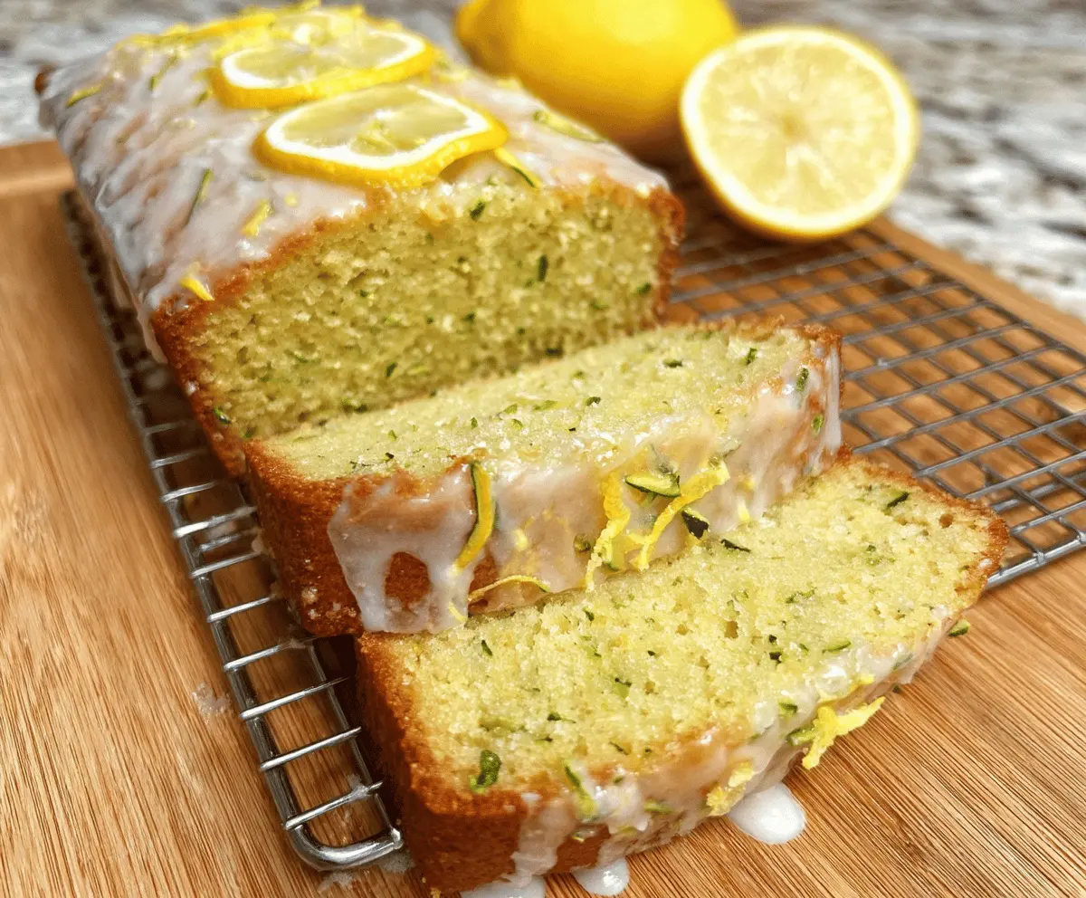 Moist Lemon Zucchini Bread Recipe