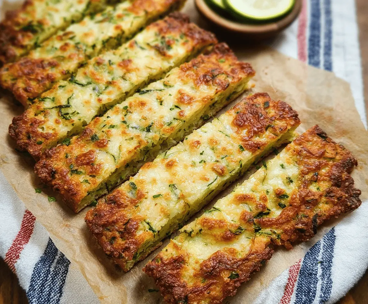 Easy Zucchini Breadsticks Recipe for Beginners