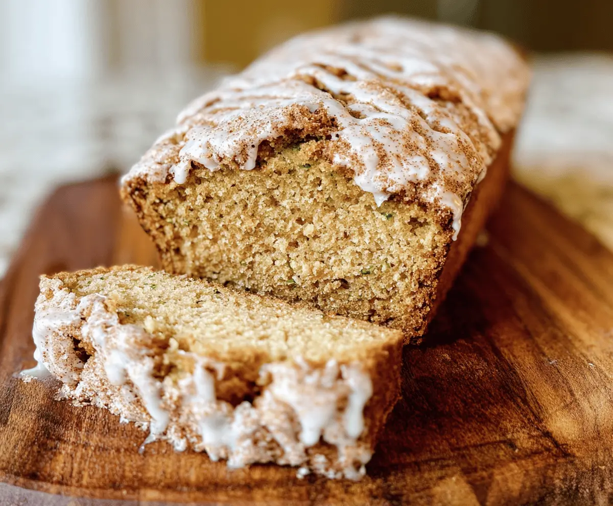 Soft Snickerdoodle Zucchini Bread Recipe