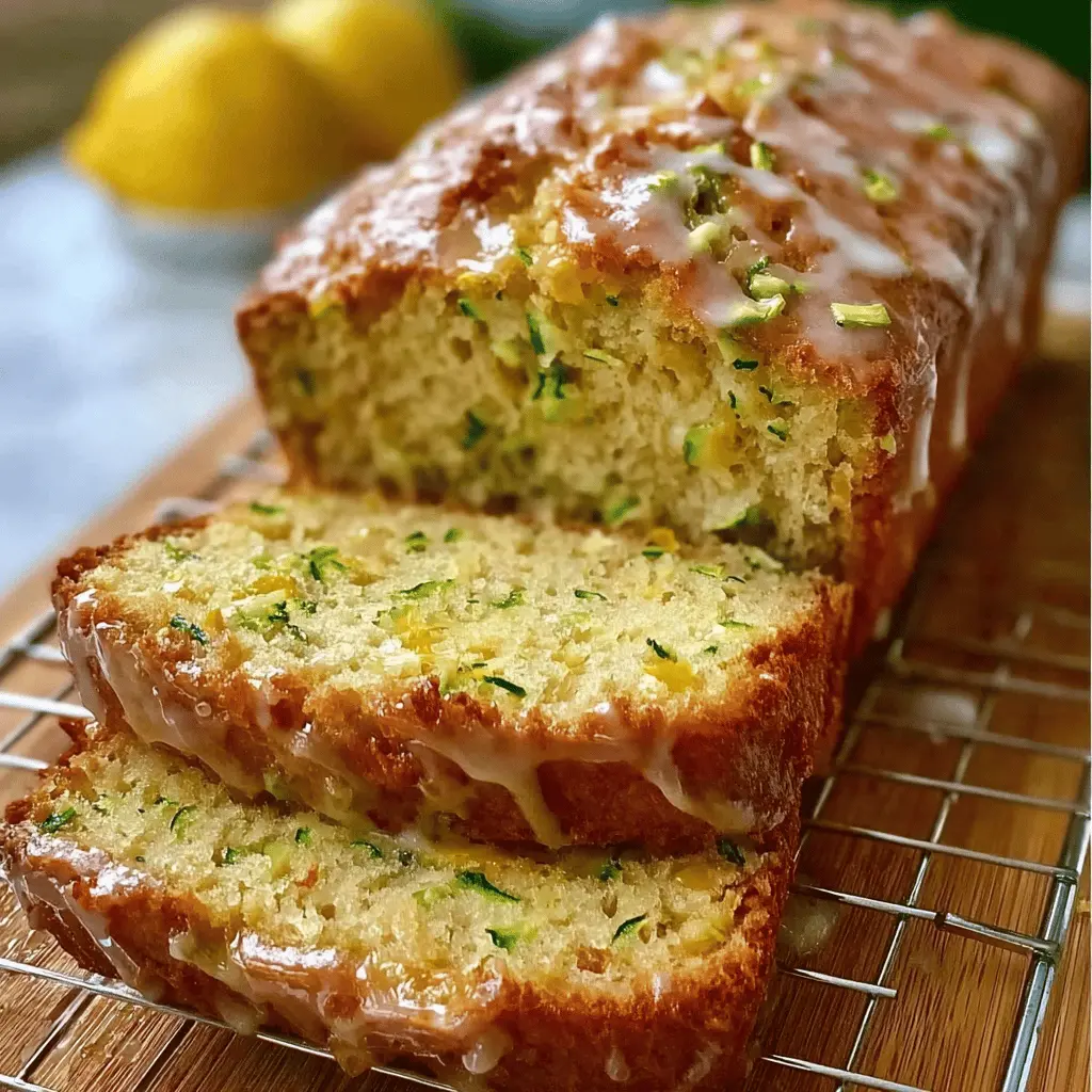 Moist Lemon Zucchini Bread Recipe
