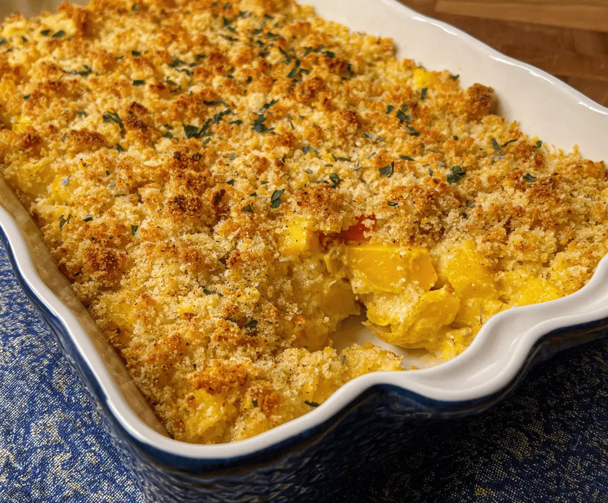 Easy Yellow Squash Casserole Recipe