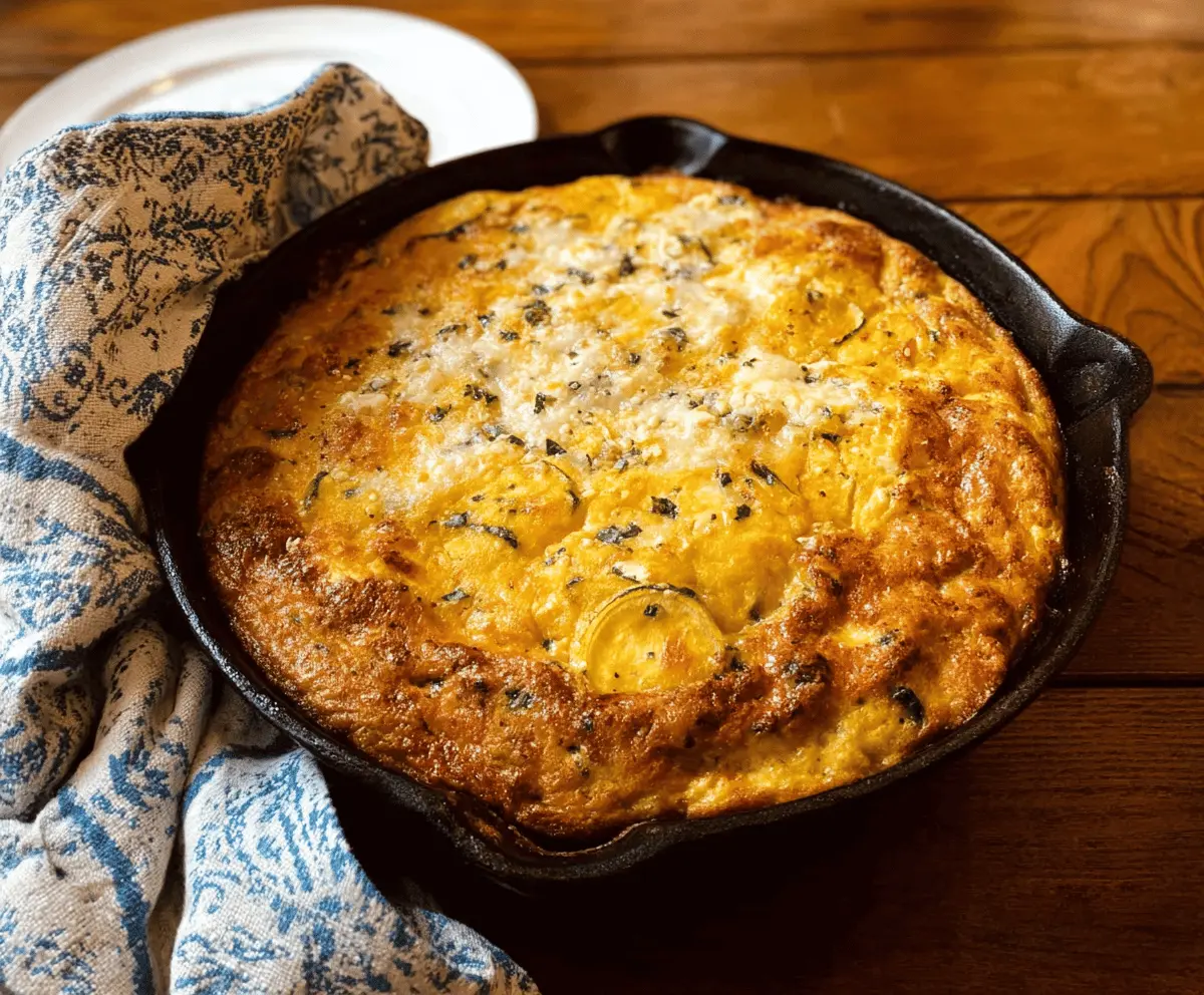 Easy Green Chile Yellow Squash Casserole Recipe