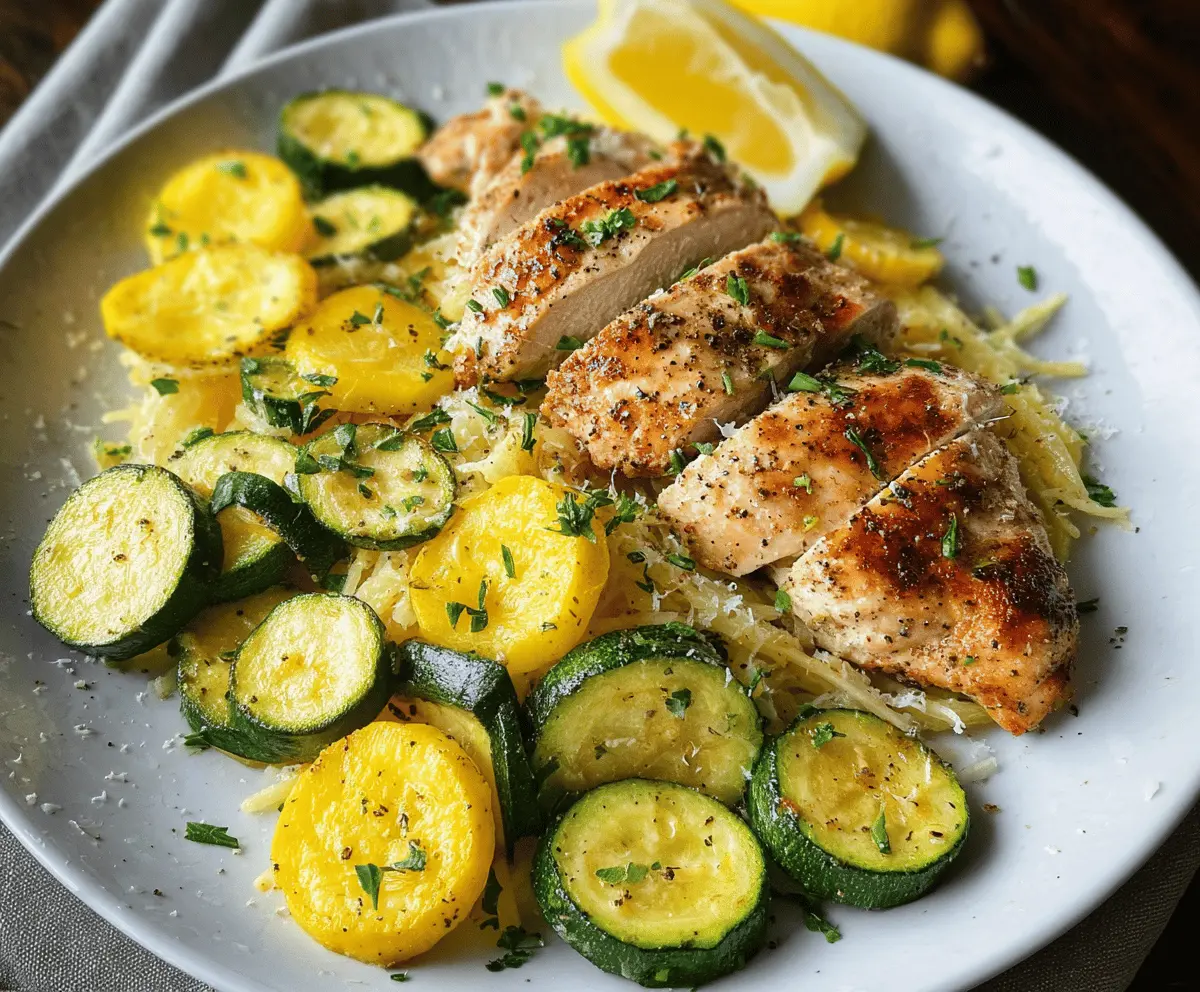 Easy Chicken Breast With Zucchini and Squash Recipe