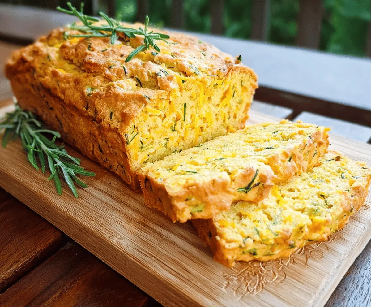 Herb and Cheddar Squash Bread Recipe
