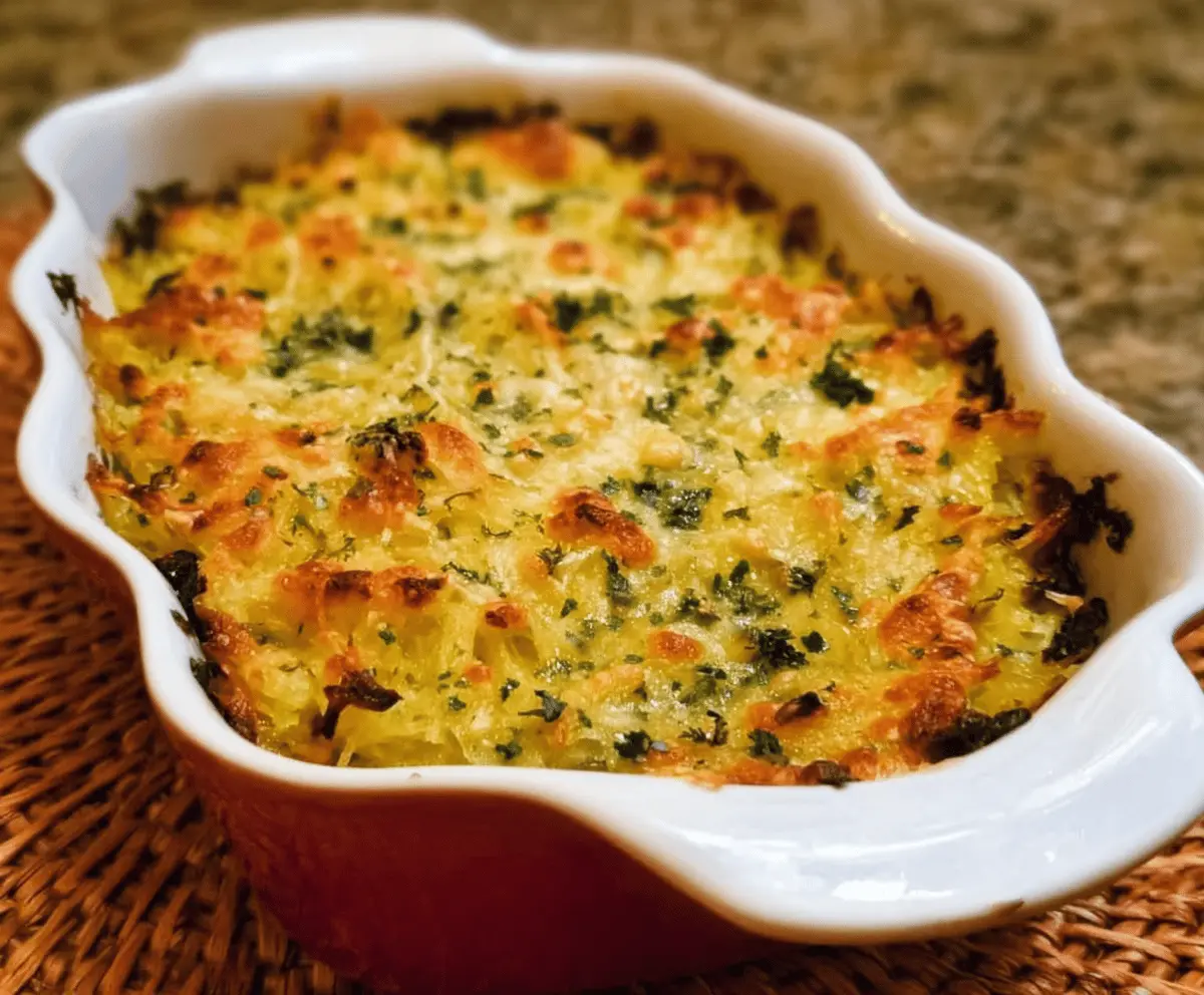 Healthy Spaghetti Squash Au Gratin Recipe